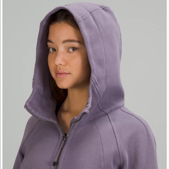 NWOT Lululemon Scuba Full Zip Sweater In Color Dusky Lavender - Picture 3 of 4